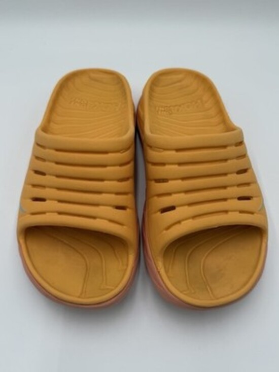 Hoka One One Ora Recovery Unisex Slide Amber Yellow Coral Orange Men 8 Women 10 main image 6